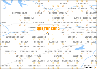 map of Oosterzand