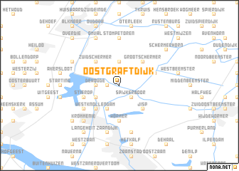 map of Oost-Graftdijk