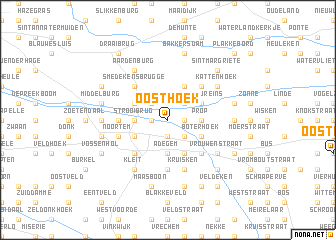 map of Oosthoek