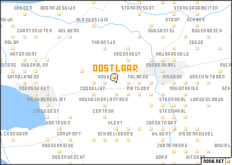 map of Oostlaar