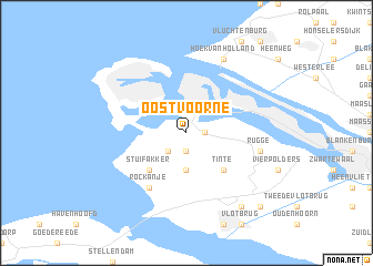 map of Oostvoorne