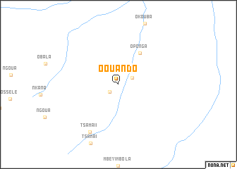 map of Oouando