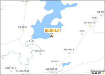 map of Oowala