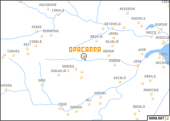 map of Opacarra