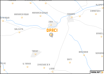 map of Opaci