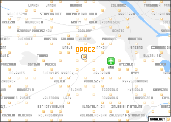 map of Opacz