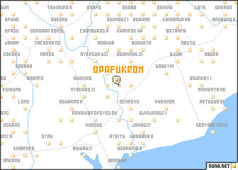 map of Opafukrom