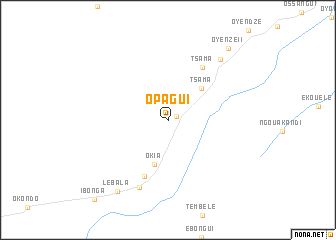 map of Opagui