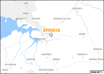 map of Opaheke