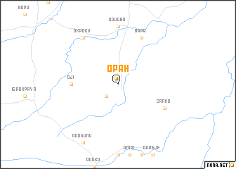 map of Opah