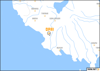 map of Opai