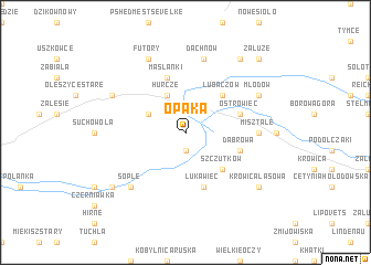 map of Opaka