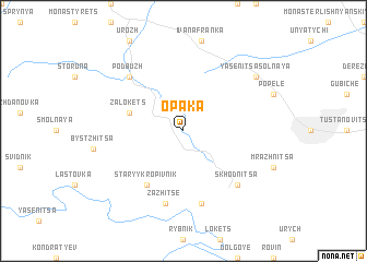 map of Opaka