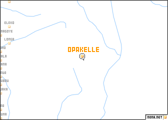 map of Opakellé