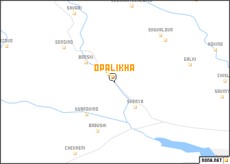 map of Opalikha
