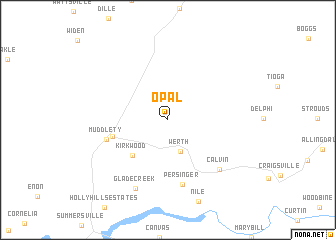 map of Opal