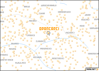 map of Opančarci