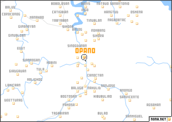 map of Opano