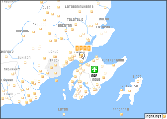 map of Opao