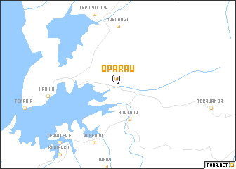 map of Oparau