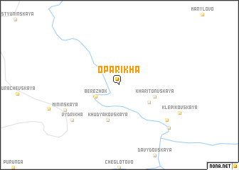 map of Oparikha