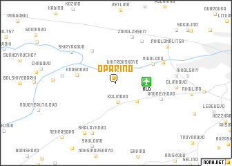 map of Oparino