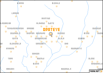 map of Opateye