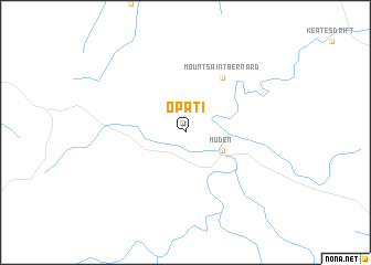 map of Opati