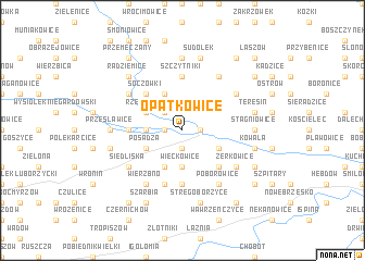 map of Opatkowice