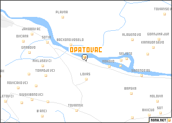 map of Opatovac