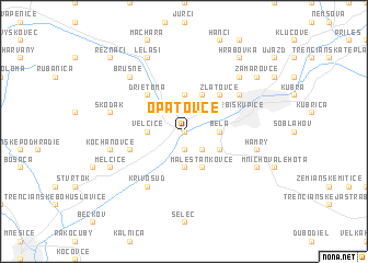 map of Opatovce