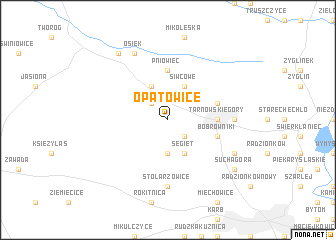 map of Opatowice