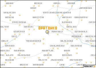 map of Opatówko