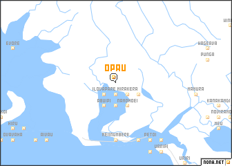 map of Opau