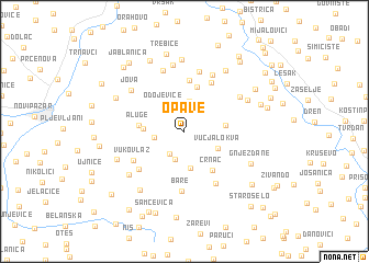 map of Opave