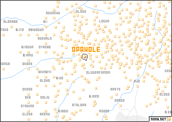 map of Opawole