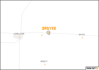 map of Opdyke