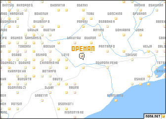 map of Opeman