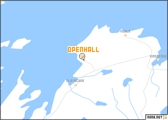 map of Open Hall