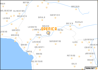 map of Openica