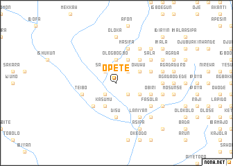 map of Opete