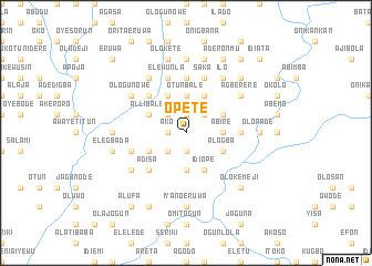 map of Opete