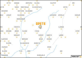 map of Opete