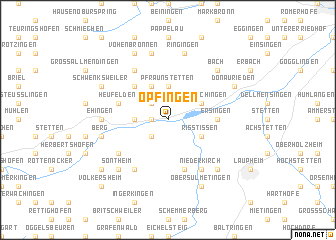 map of Öpfingen