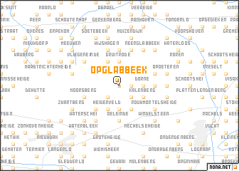 map of Opglabbeek