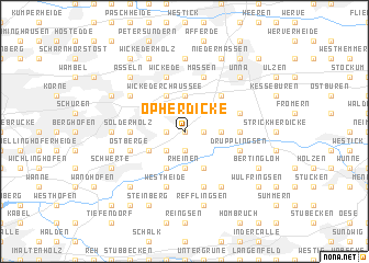 map of Opherdicke