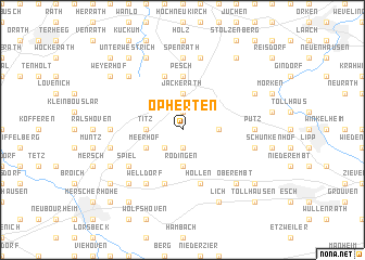 map of Opherten