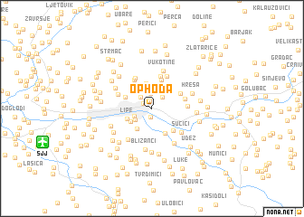 map of Ophoda