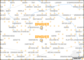 map of Ophoven