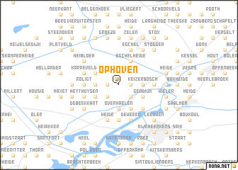 map of Ophoven